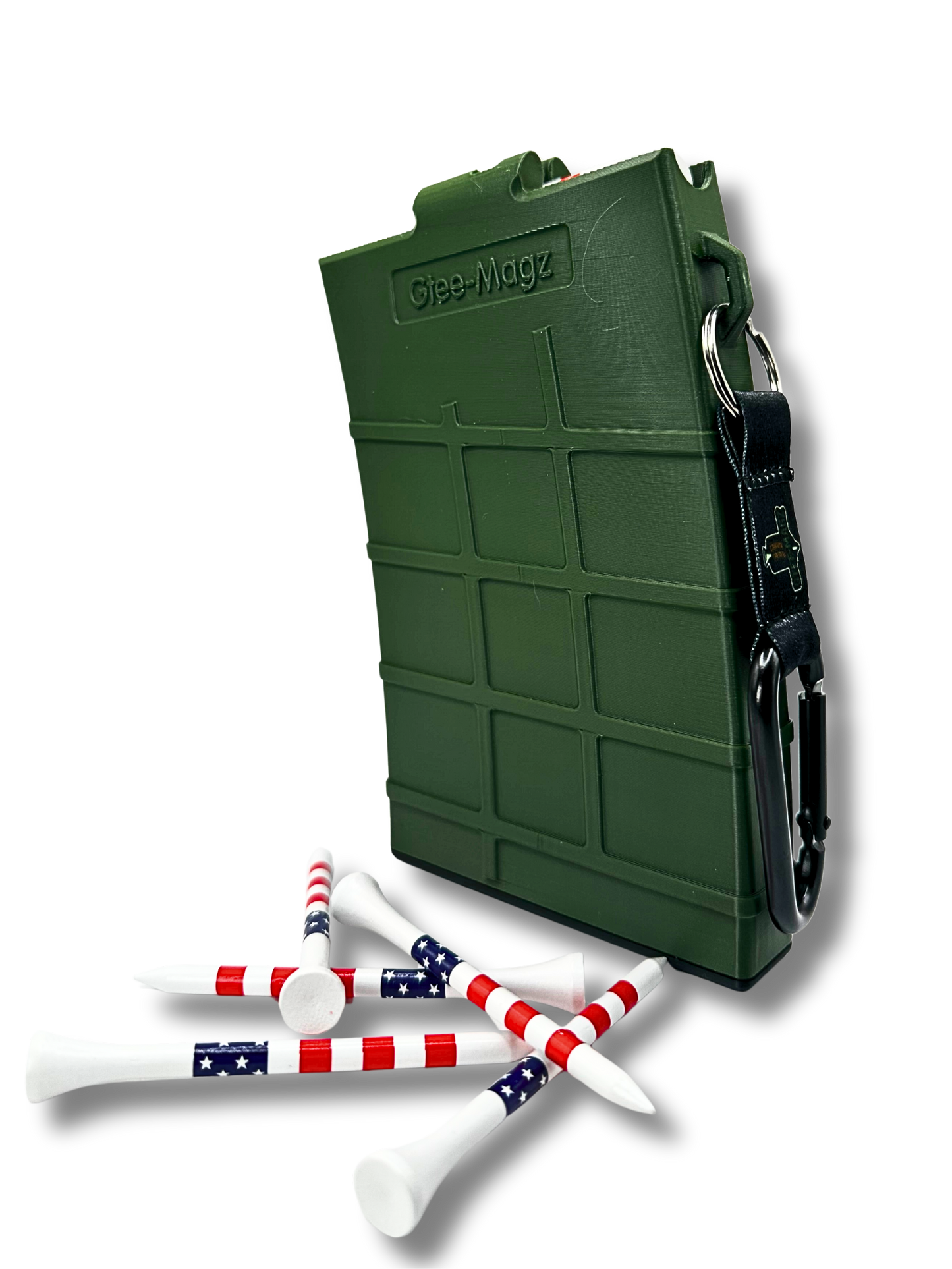Golf Tee Dispenser - Army Green