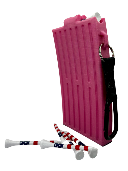 Golf Tee Dispenser  Pink