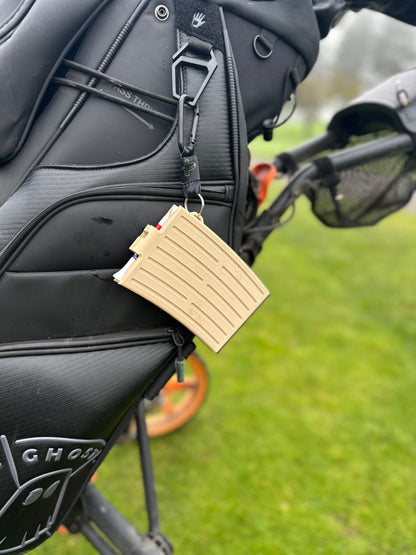 Golf Tee Dispenser - Army Green