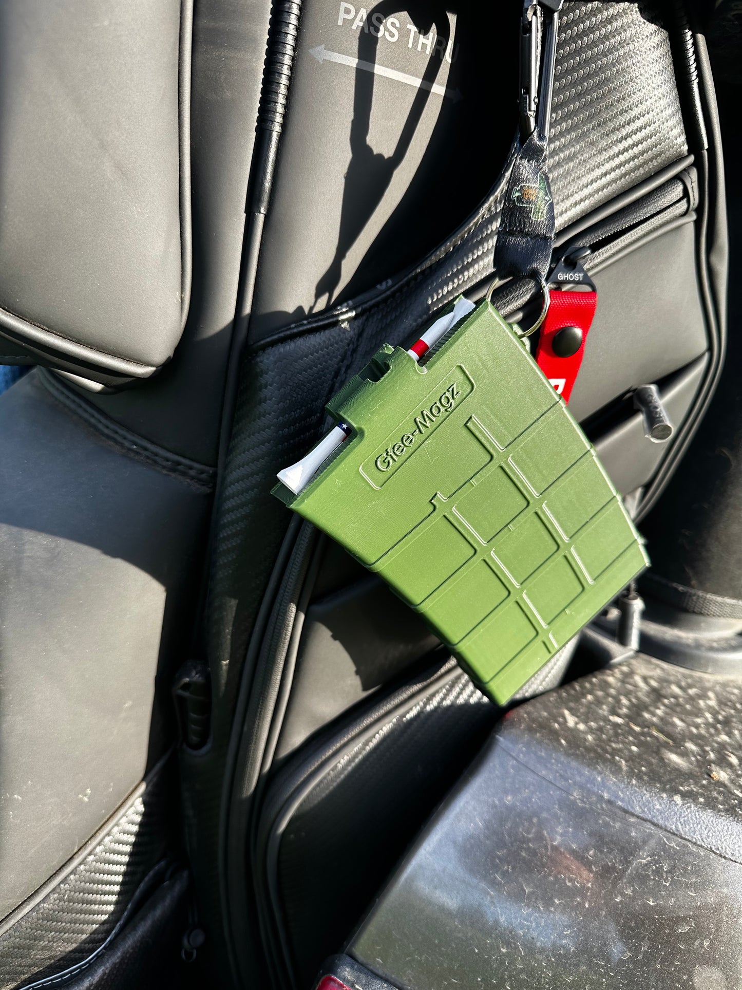 Golf Tee Dispenser - Army Green