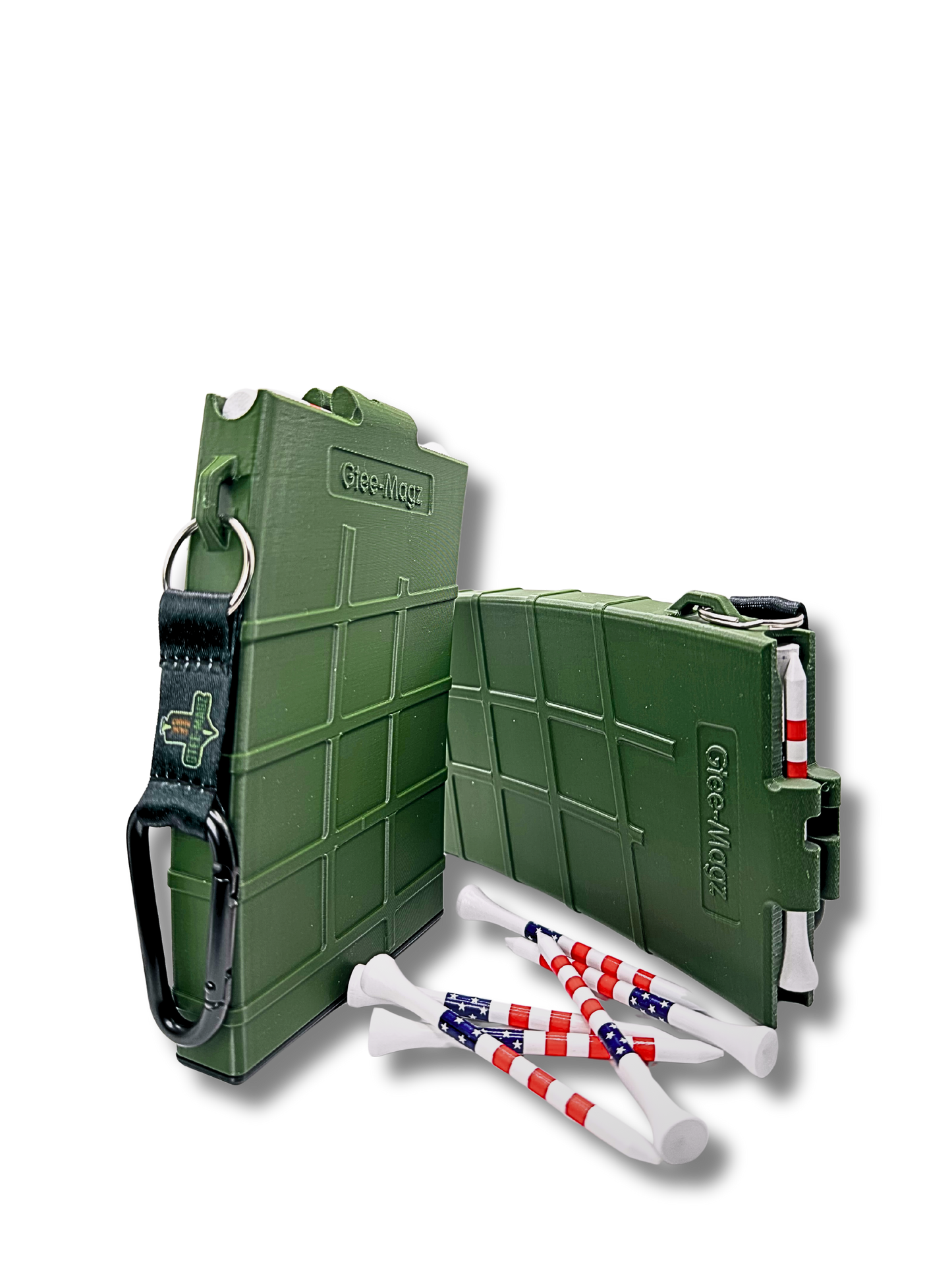 Golf Tee Dispenser - Army Green